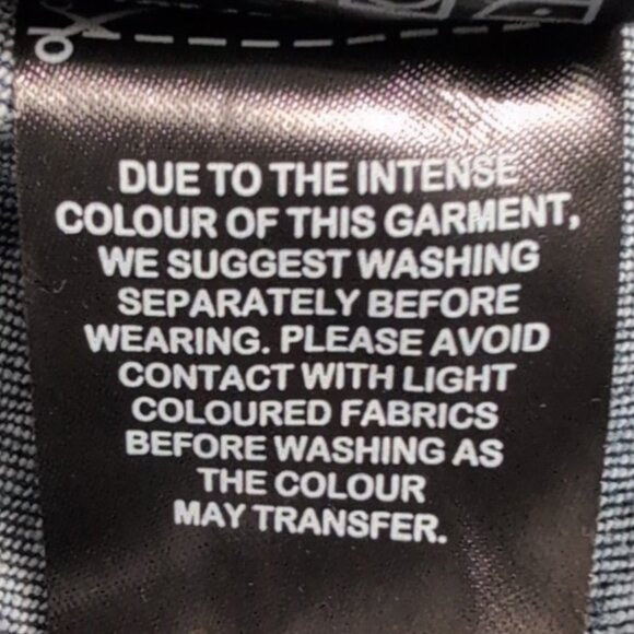 Buffalo David Bitton Ladies Darkwash Stretch Denim Shirt sz XXL Relaxed Fit - Picture 11 of 11